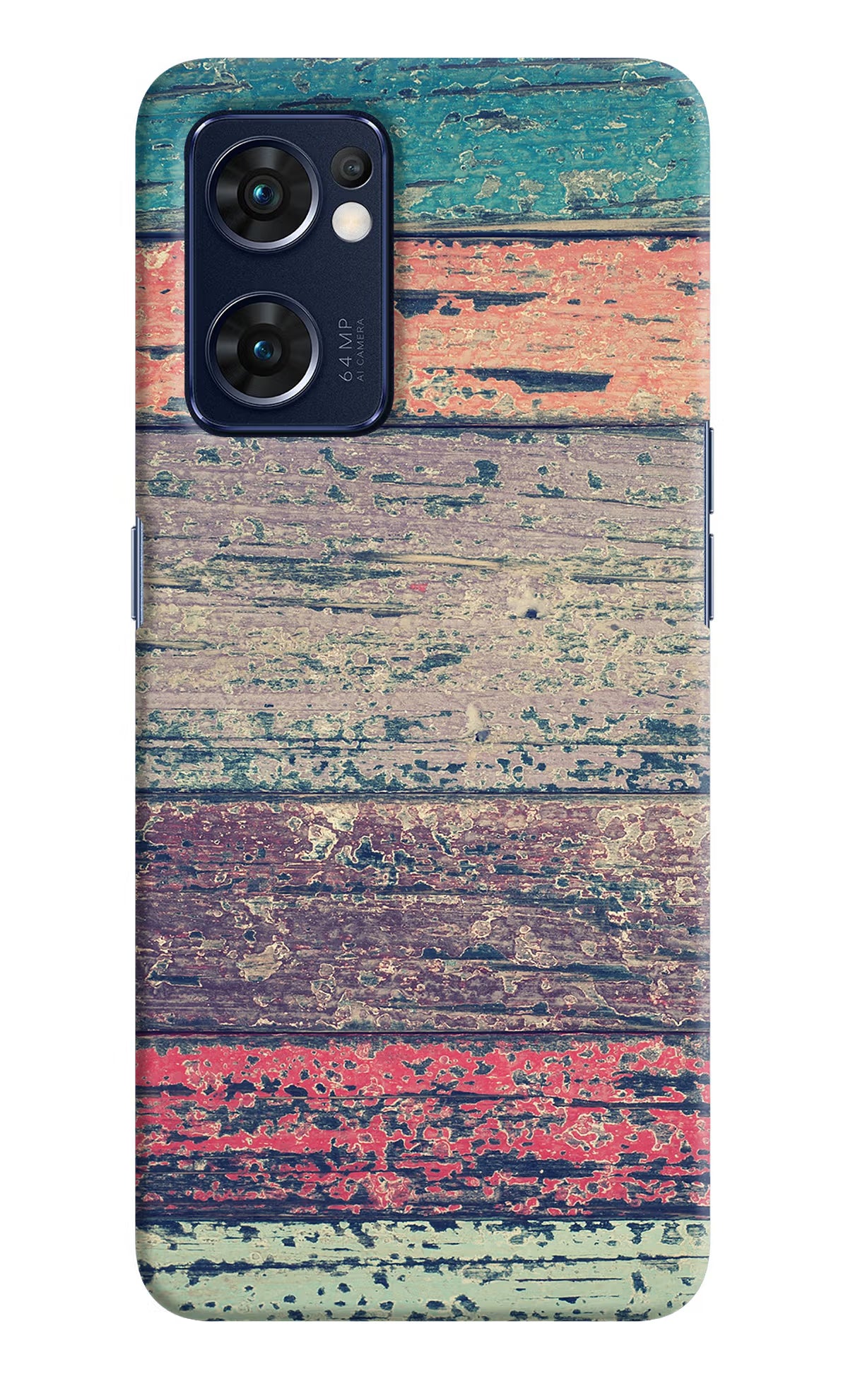 Colourful Wall Oppo Reno7 5G Hard Case Back Cover by Casekaro