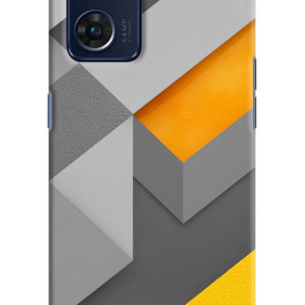Abstract Oppo Reno7 5G Hard Case Back Cover by Casekaro