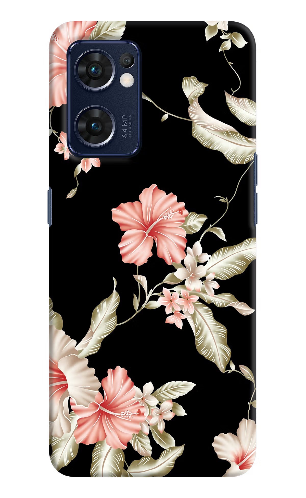 Flowers Oppo Reno7 5G Hard Case Back Cover by Casekaro