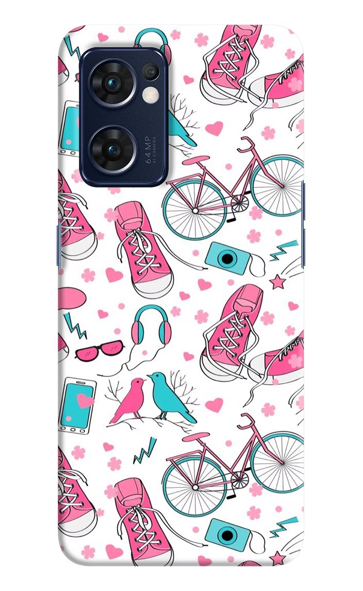 Artwork Oppo Reno7 5G Hard Case Back Cover by Casekaro