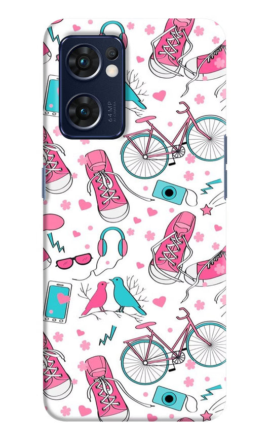 Artwork Oppo Reno7 5G Hard Case Back Cover by Casekaro
