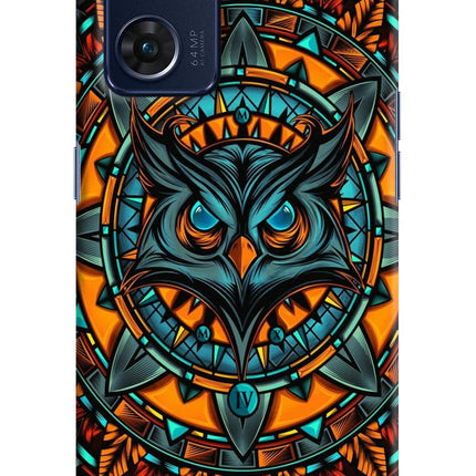 Angry Owl Art Oppo Reno7 5G Hard Case Back Cover by Casekaro