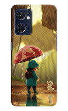 Rainy Day Oppo Reno7 5G Hard Case Back Cover by Casekaro