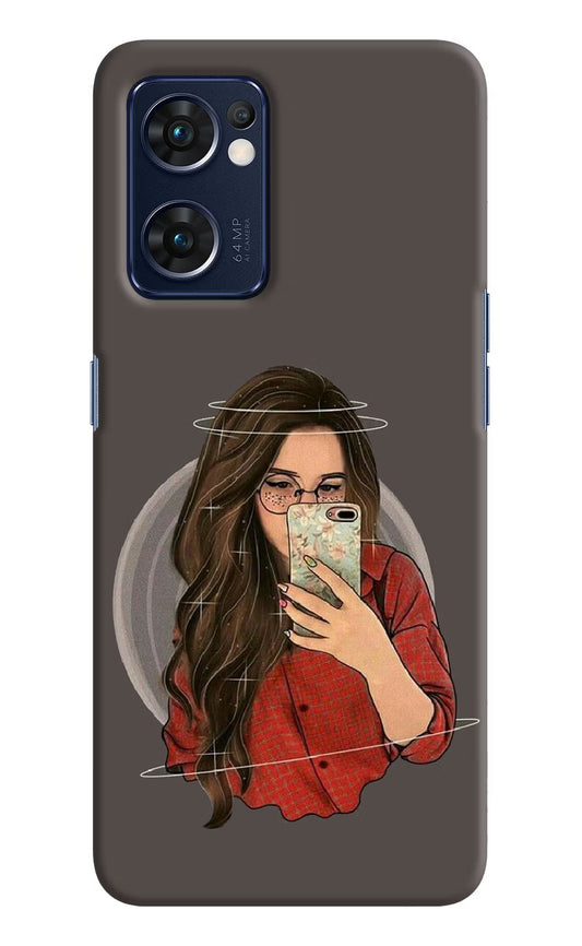 Selfie Queen Oppo Reno7 5G Hard Case Back Cover by Casekaro