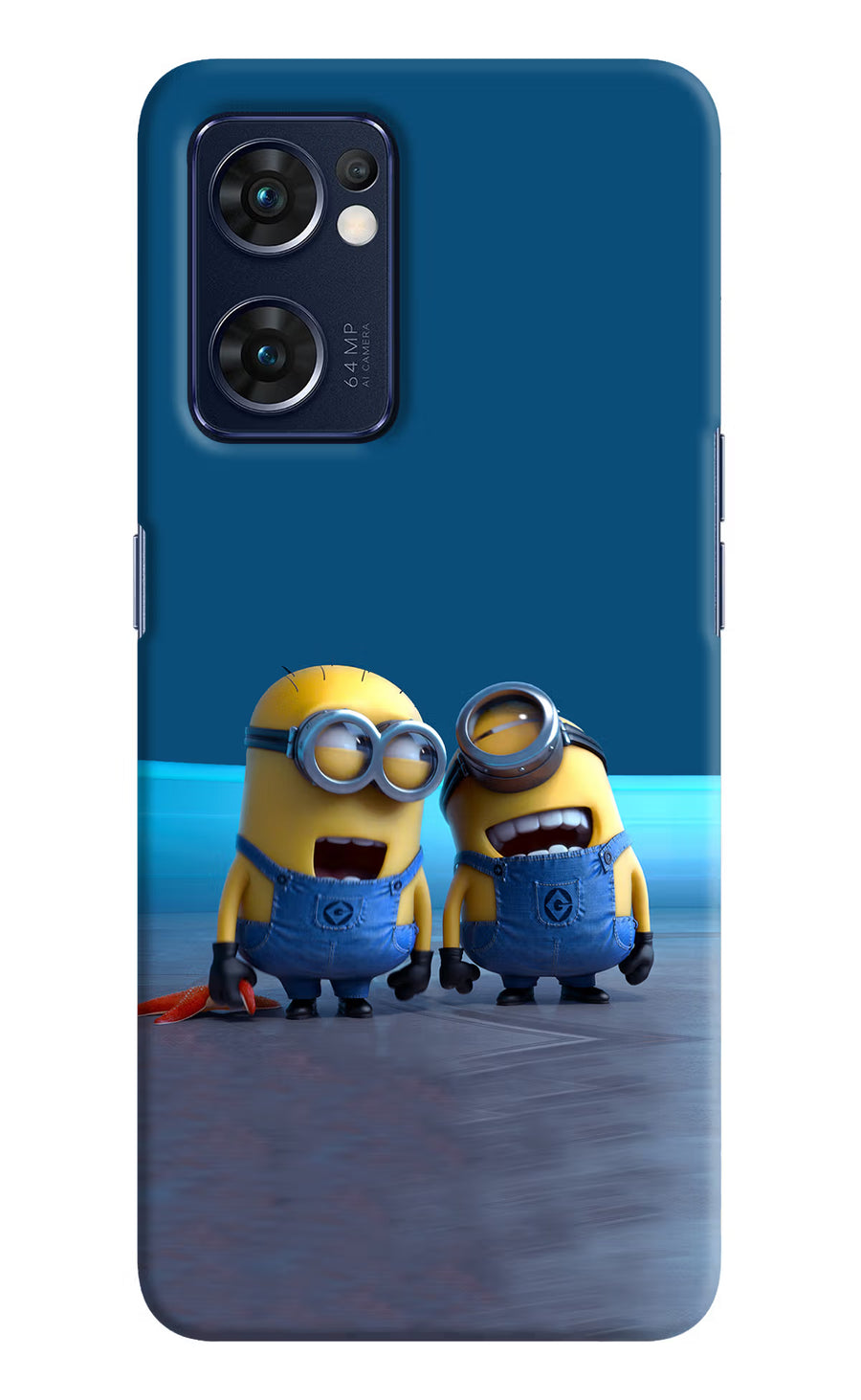 Minion Laughing Oppo Reno7 5G Back Cover, Hard case