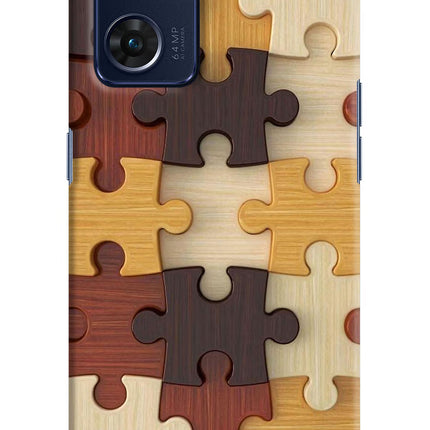 Wooden Puzzle Oppo Reno7 5G Hard Case Back Cover by Casekaro