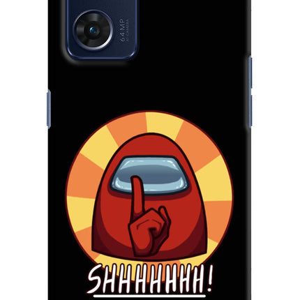 Among Us Shhh! Oppo Reno7 5G Hard Case Back Cover by Casekaro