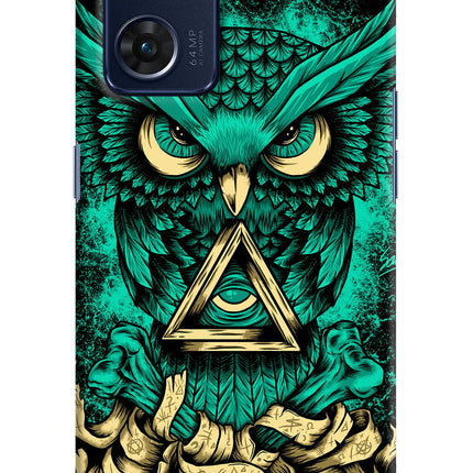 Green Owl Oppo Reno7 5G Hard Case Back Cover by Casekaro