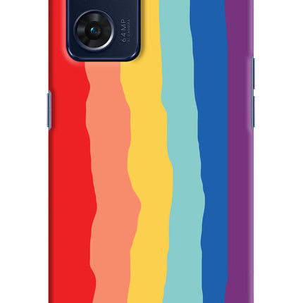 Rainbow Oppo Reno7 5G Hard Case Back Cover by Casekaro