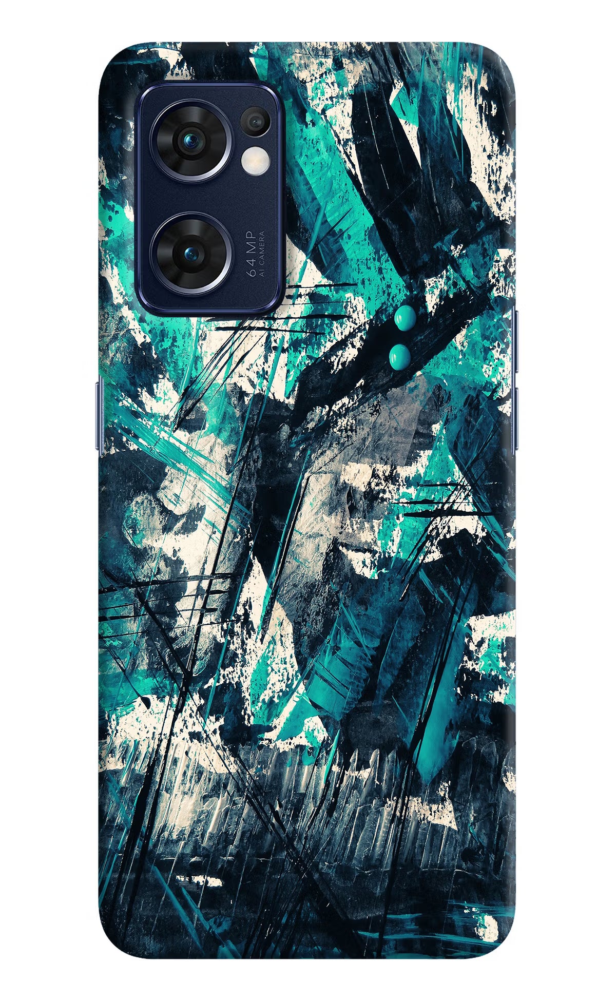 Artwork Oppo Reno7 5G Hard Case Back Cover by Casekaro