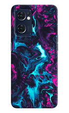 Abstract Oppo Reno7 5G Hard Case Back Cover by Casekaro