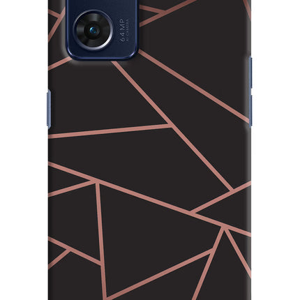 Geometric Pattern Oppo Reno7 5G Hard Case Back Cover by Casekaro