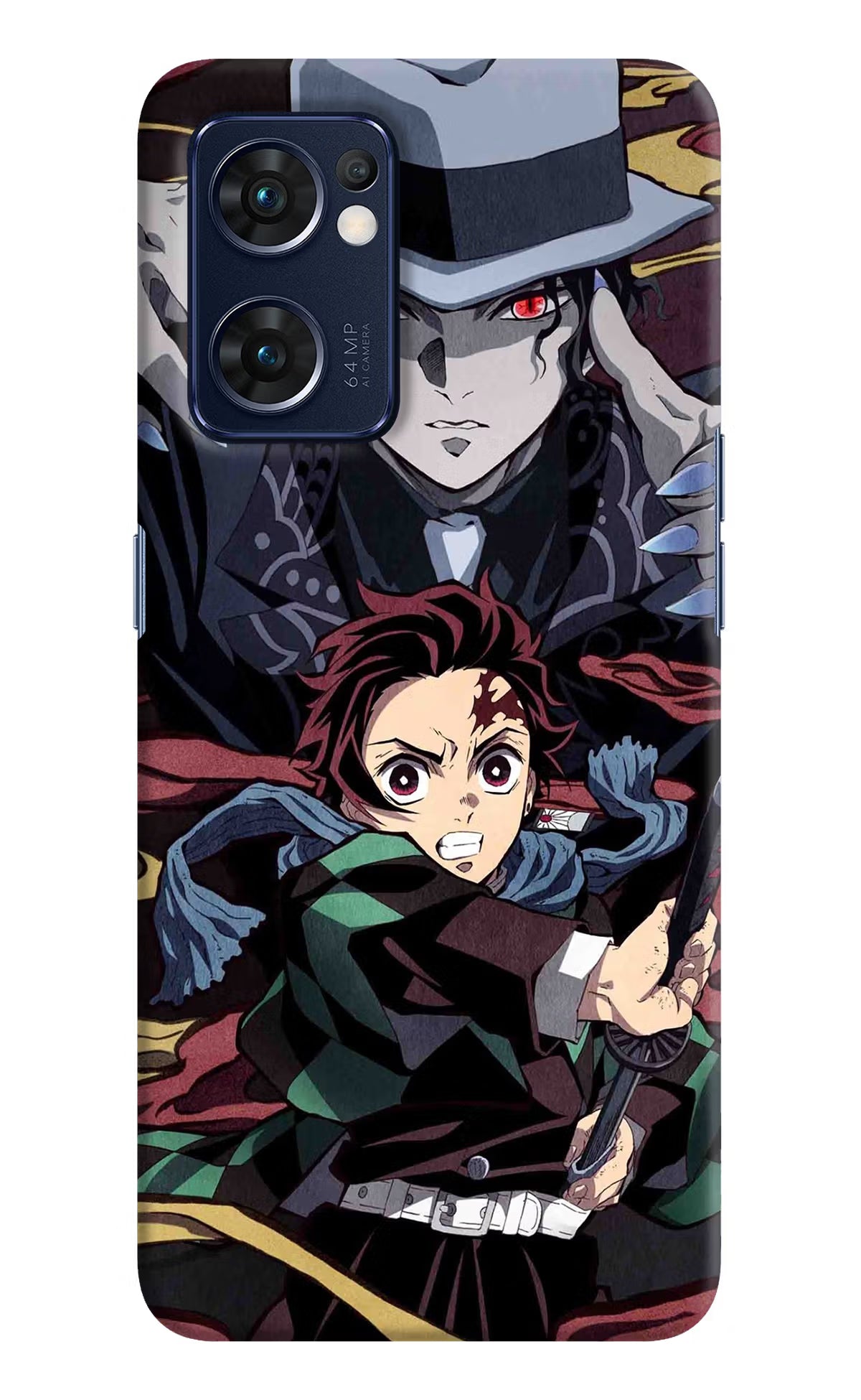 Demon Slayer Oppo Reno7 5G Hard Case Back Cover by Casekaro