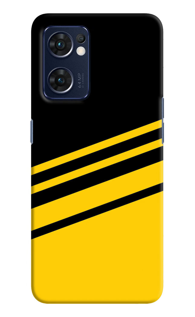 Yellow Shades Oppo Reno7 5G Hard Case Back Cover by Casekaro