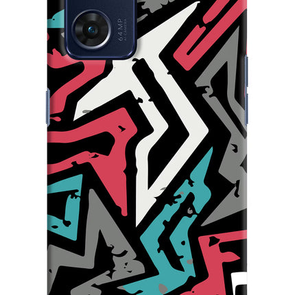 Geometric Graffiti Oppo Reno7 5G Hard Case Back Cover by Casekaro