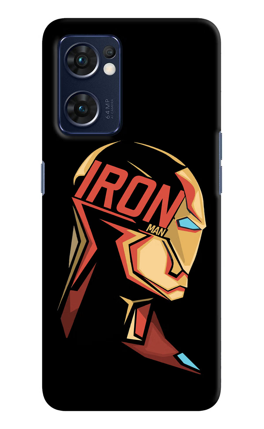 IronMan Oppo Reno7 5G Back Cover, Hard case
