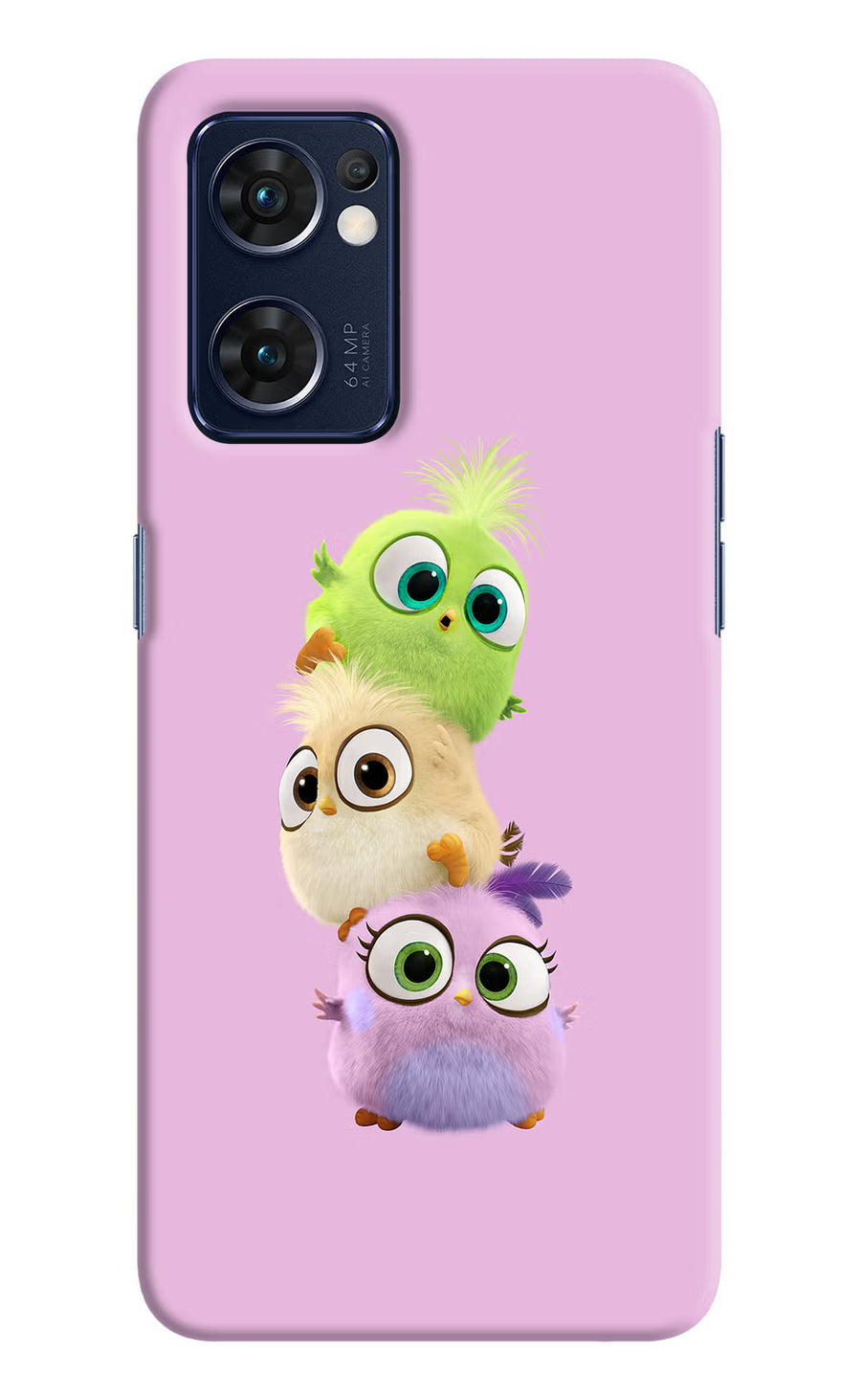 Cute Little Birds Oppo Reno7 5G Back Cover, Hard case