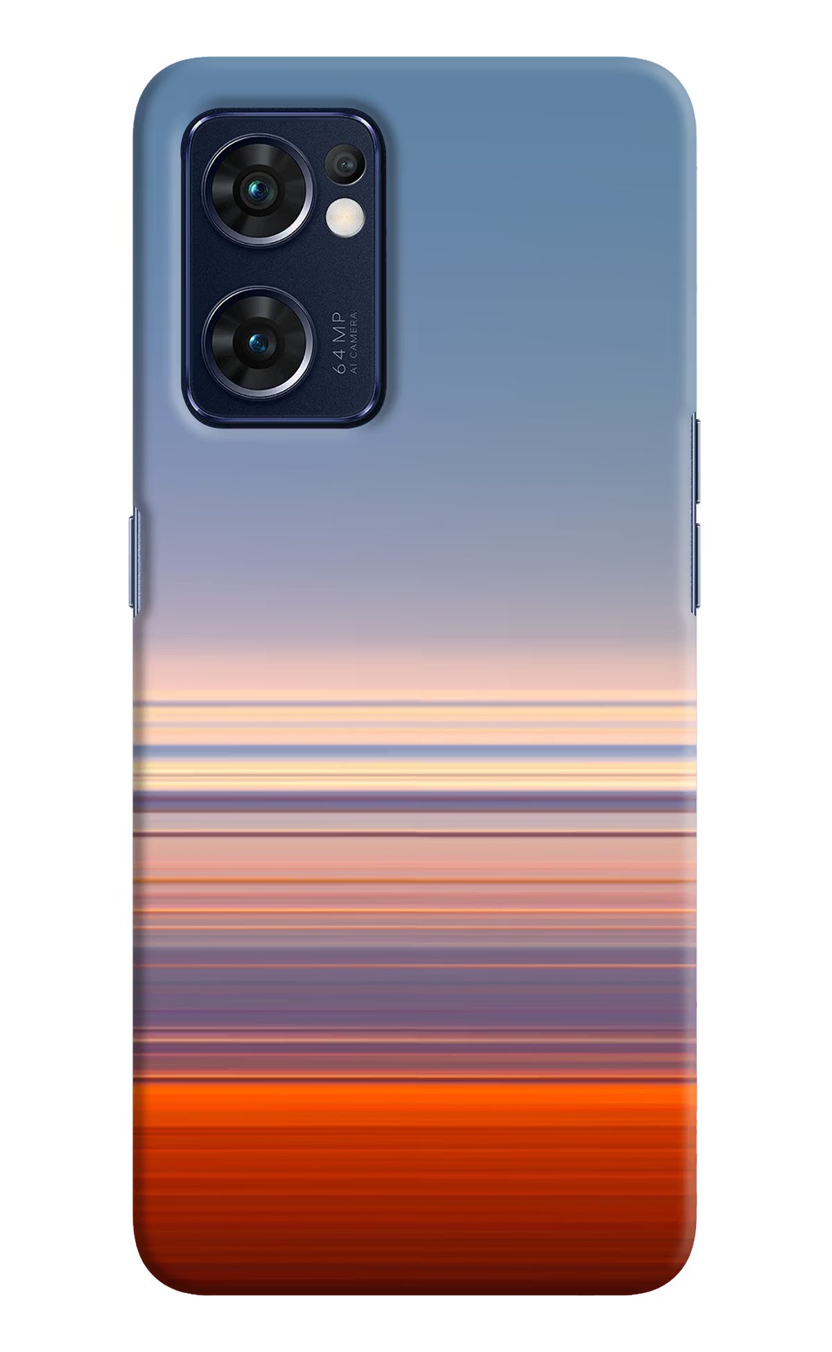 Morning Colors Oppo Reno7 5G Hard Case Back Cover by Casekaro