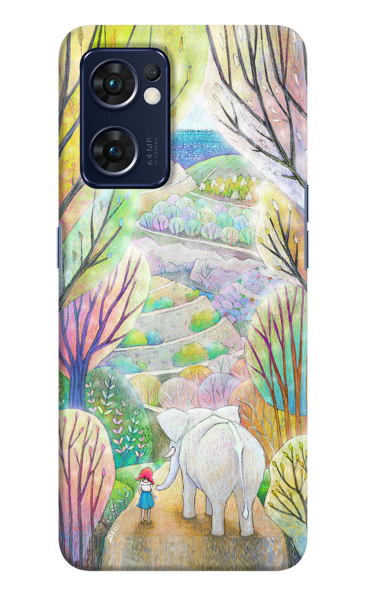 Nature Painting Oppo Reno7 5G Hard Case Back Cover by Casekaro
