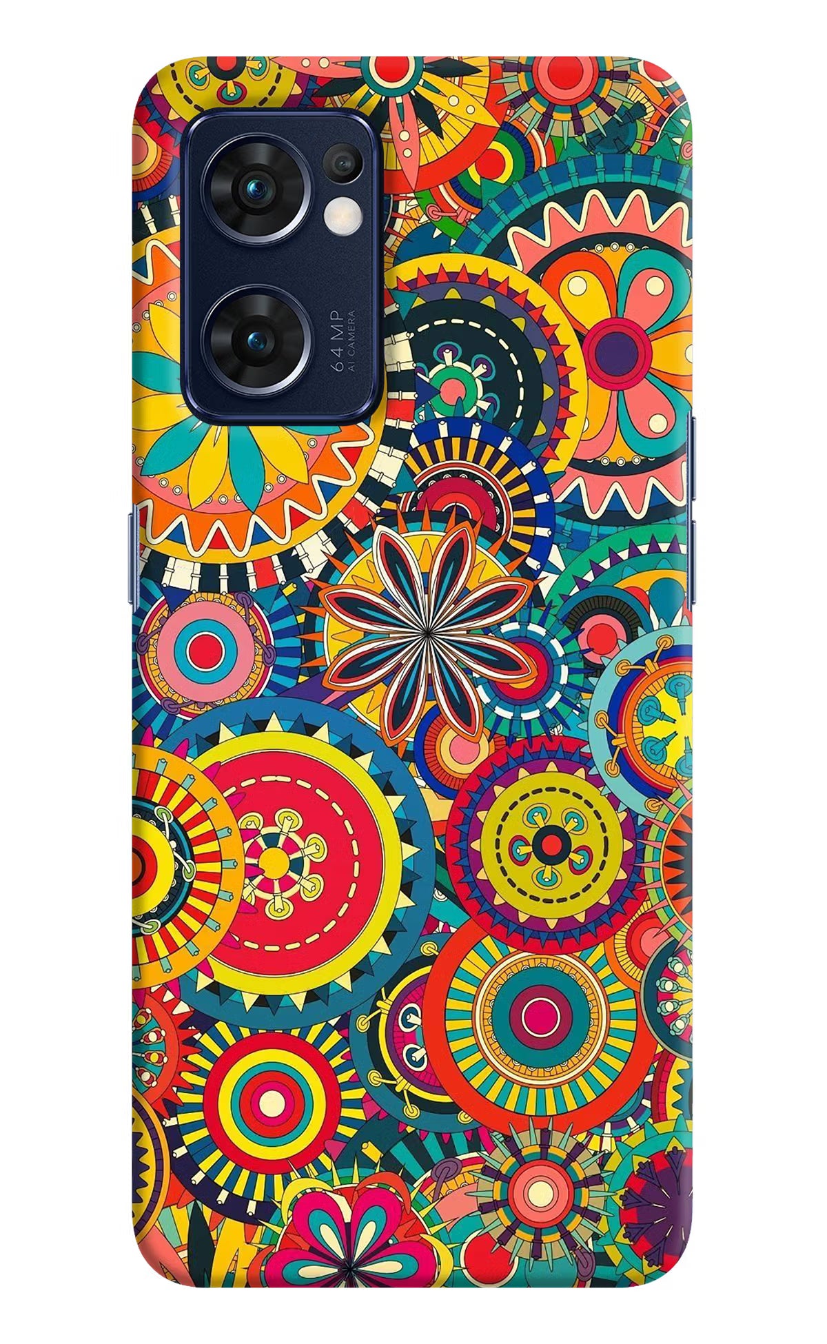 Gol Gol Art Oppo Reno7 5G Hard Case Back Cover by Casekaro
