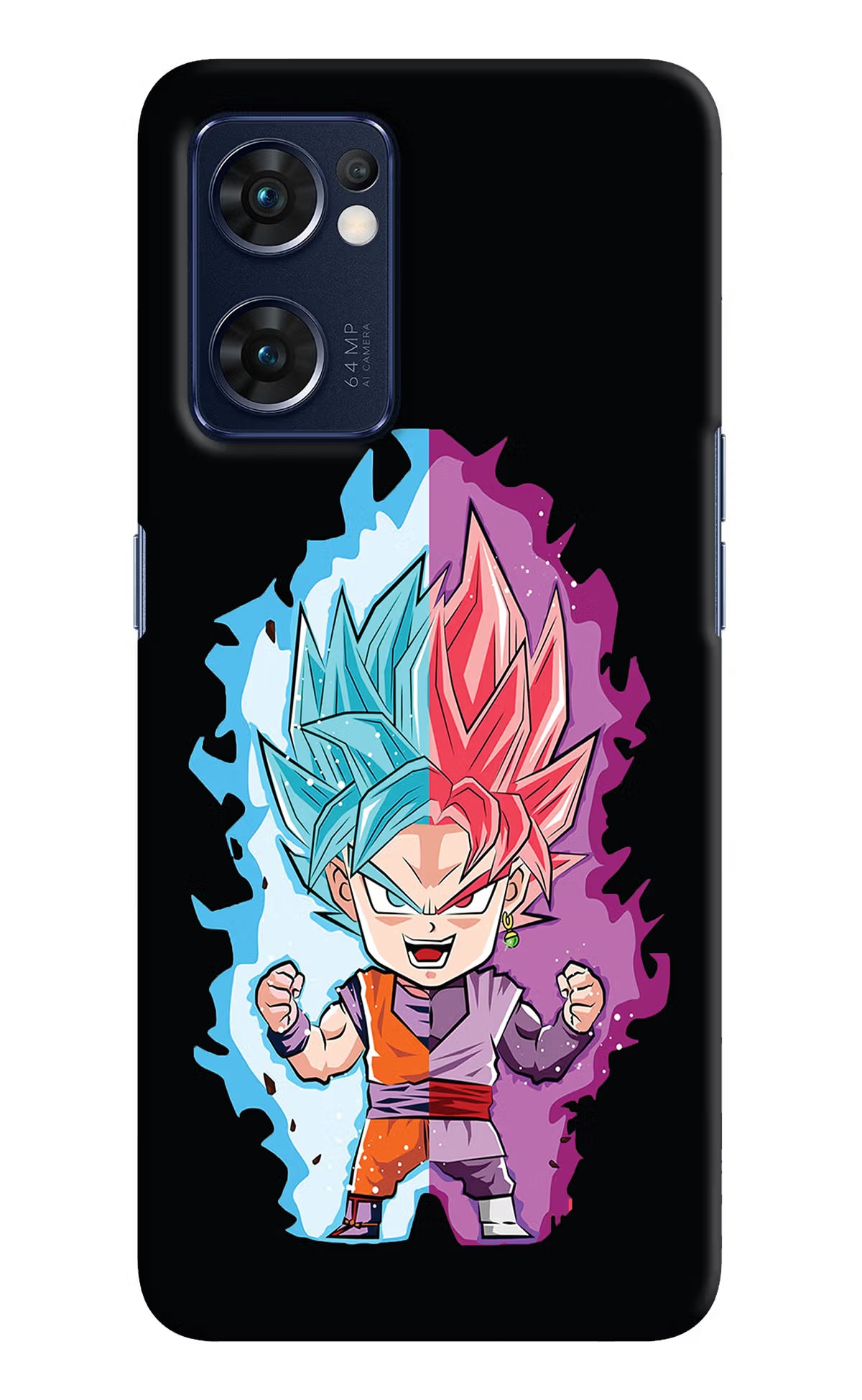 Chota Goku Oppo Reno7 5G Hard Case Back Cover by Casekaro