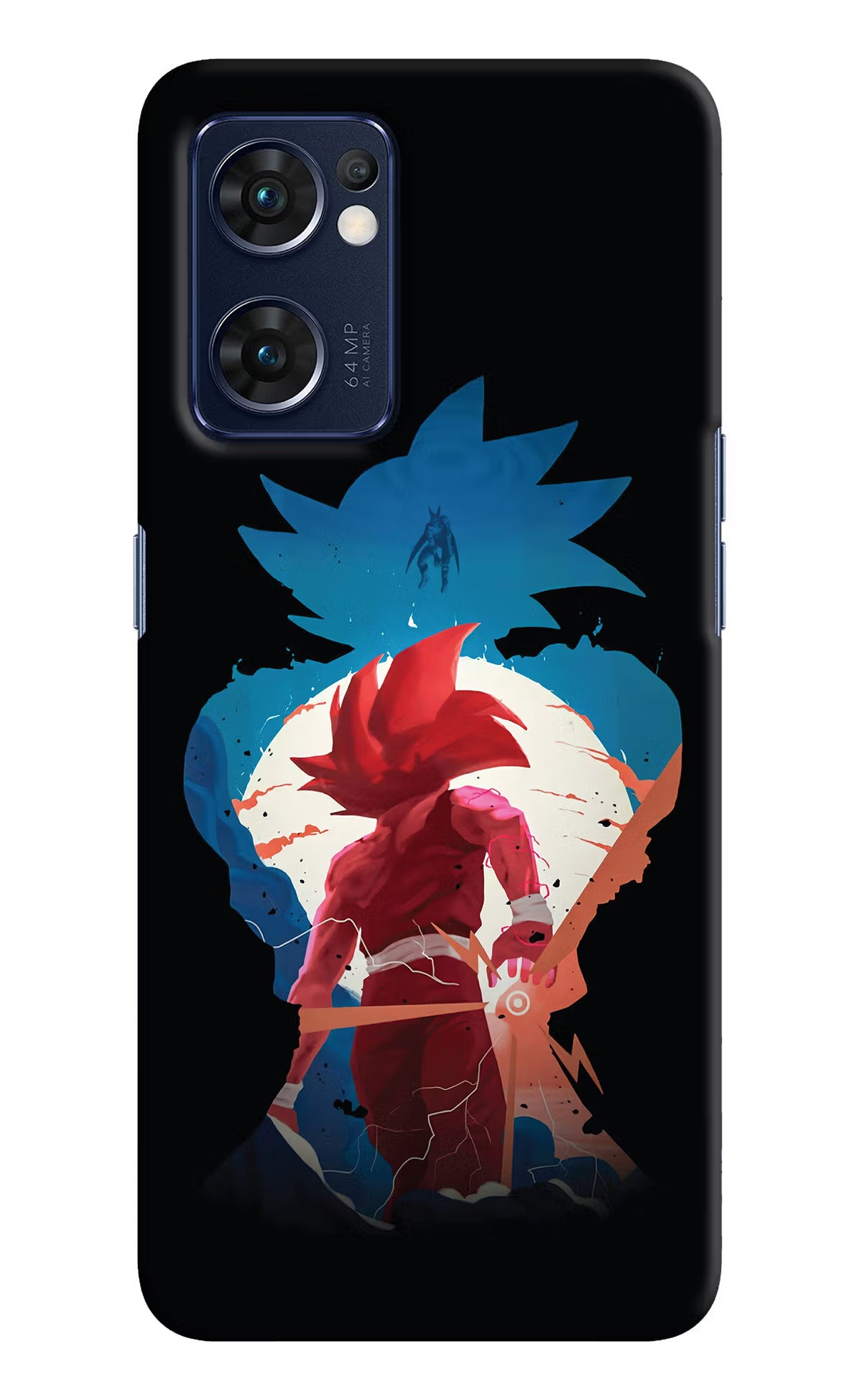 Goku Oppo Reno7 5G Hard Case Back Cover by Casekaro