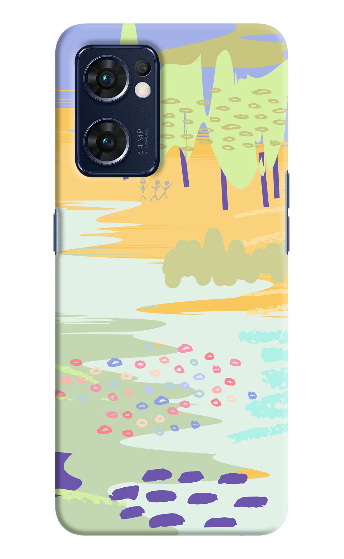 Scenery Oppo Reno7 5G Hard Case Back Cover by Casekaro