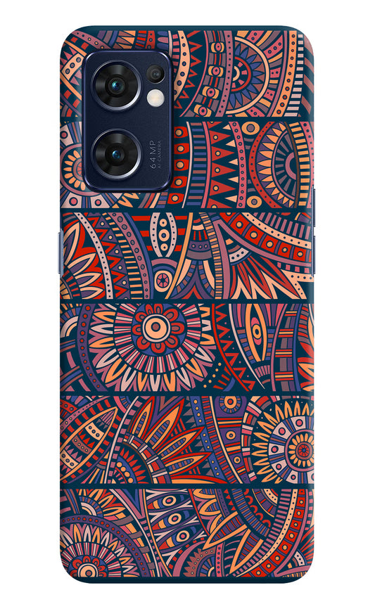 African Culture Design Oppo Reno7 5G Hard Case Back Cover by Casekaro