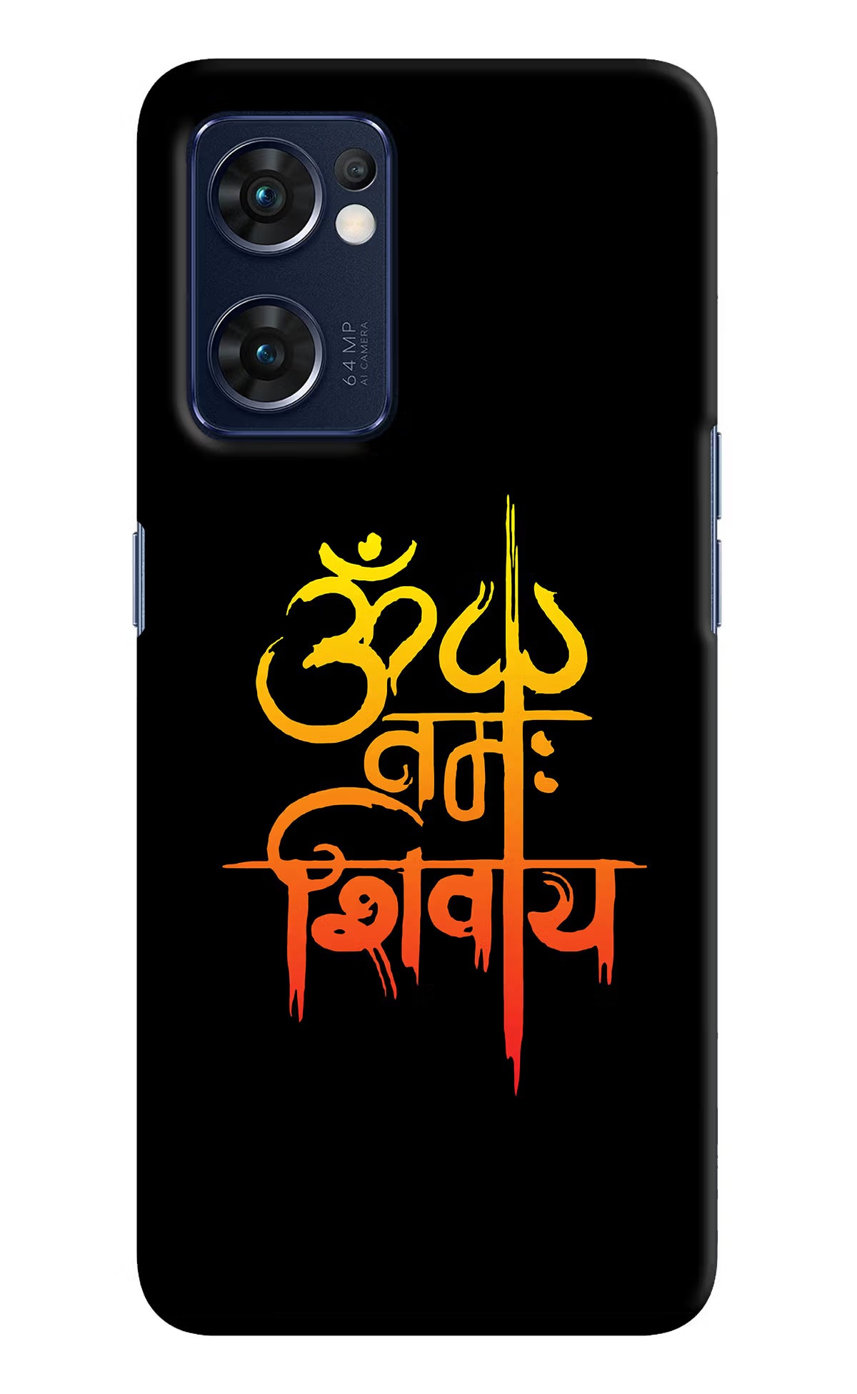 Om Namah Shivay Oppo Reno7 5G Hard Case Back Cover by Casekaro