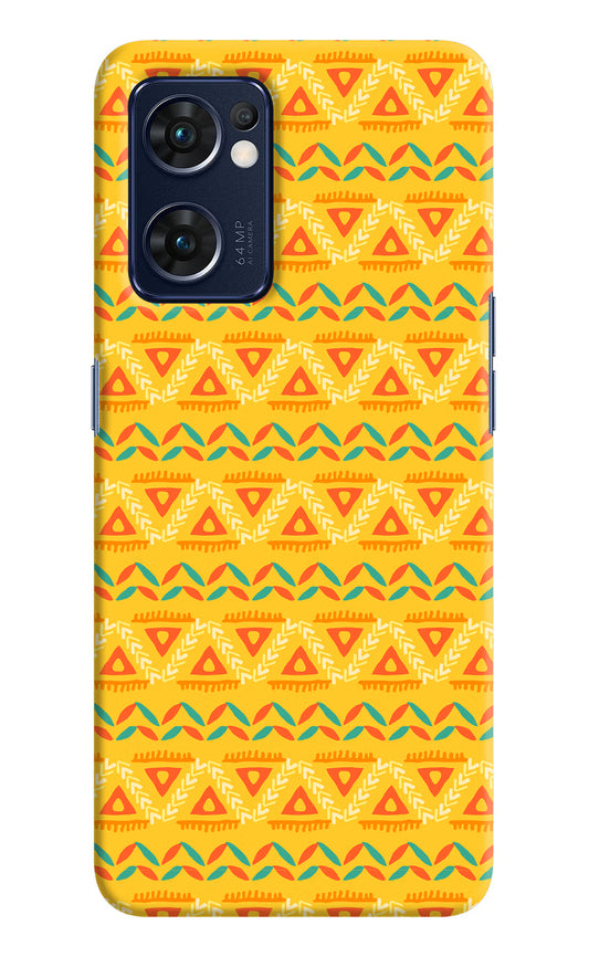 Tribal Pattern Oppo Reno7 5G Hard Case Back Cover by Casekaro