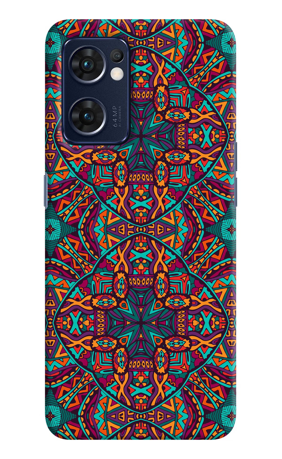 Colour Mandala Oppo Reno7 5G Hard Case Back Cover by Casekaro