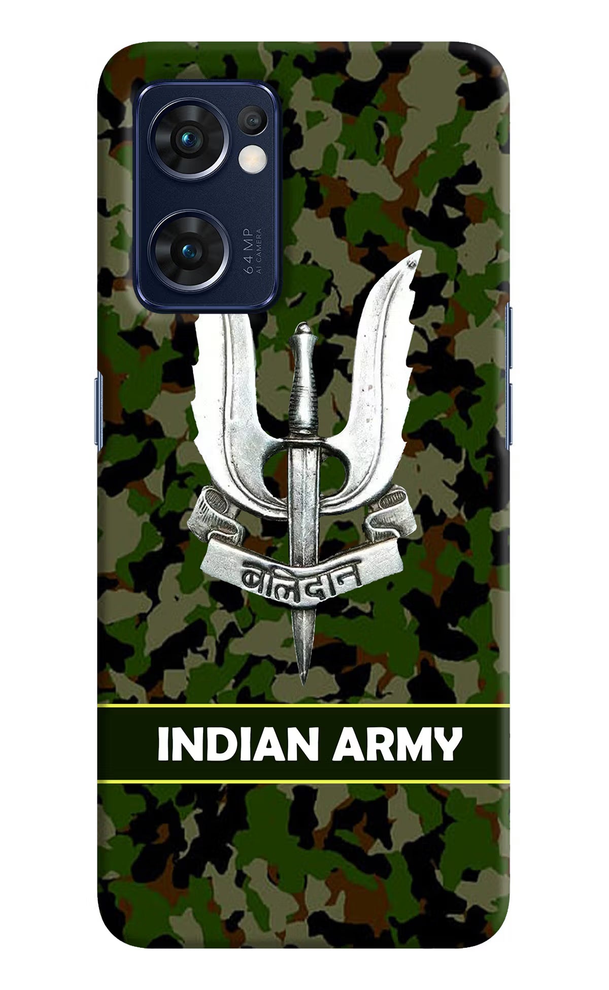 Balidan Indian Logo Oppo Reno7 5G Hard Case Back Cover by Casekaro