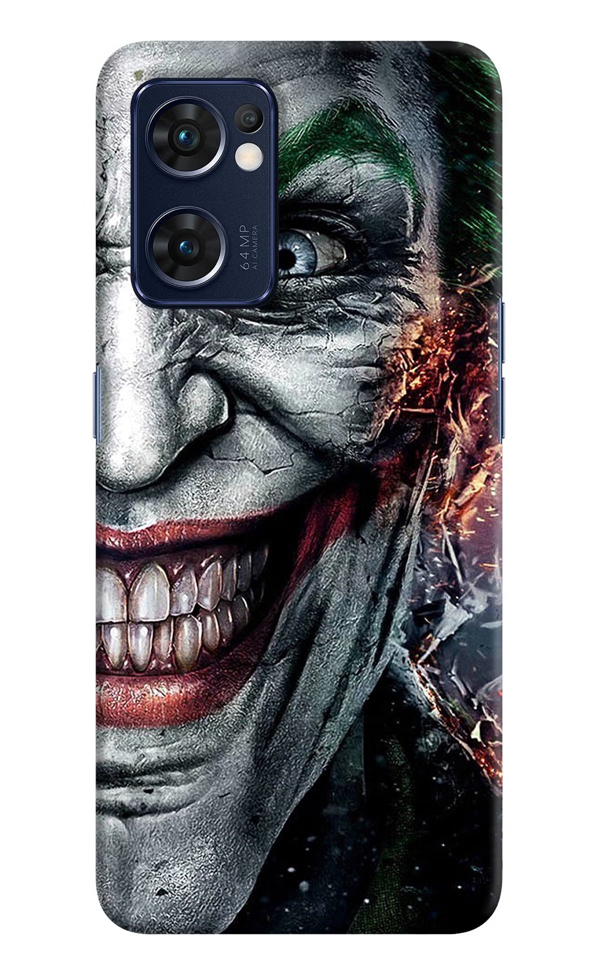 Joker Cam Oppo Reno7 5G Hard Case Back Cover by Casekaro