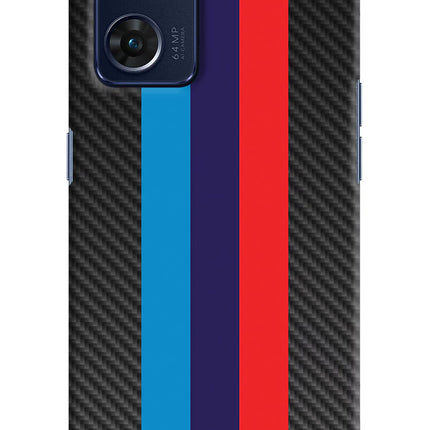 BMW Stripes Pattern Oppo Reno7 5G Hard Case Back Cover by Casekaro
