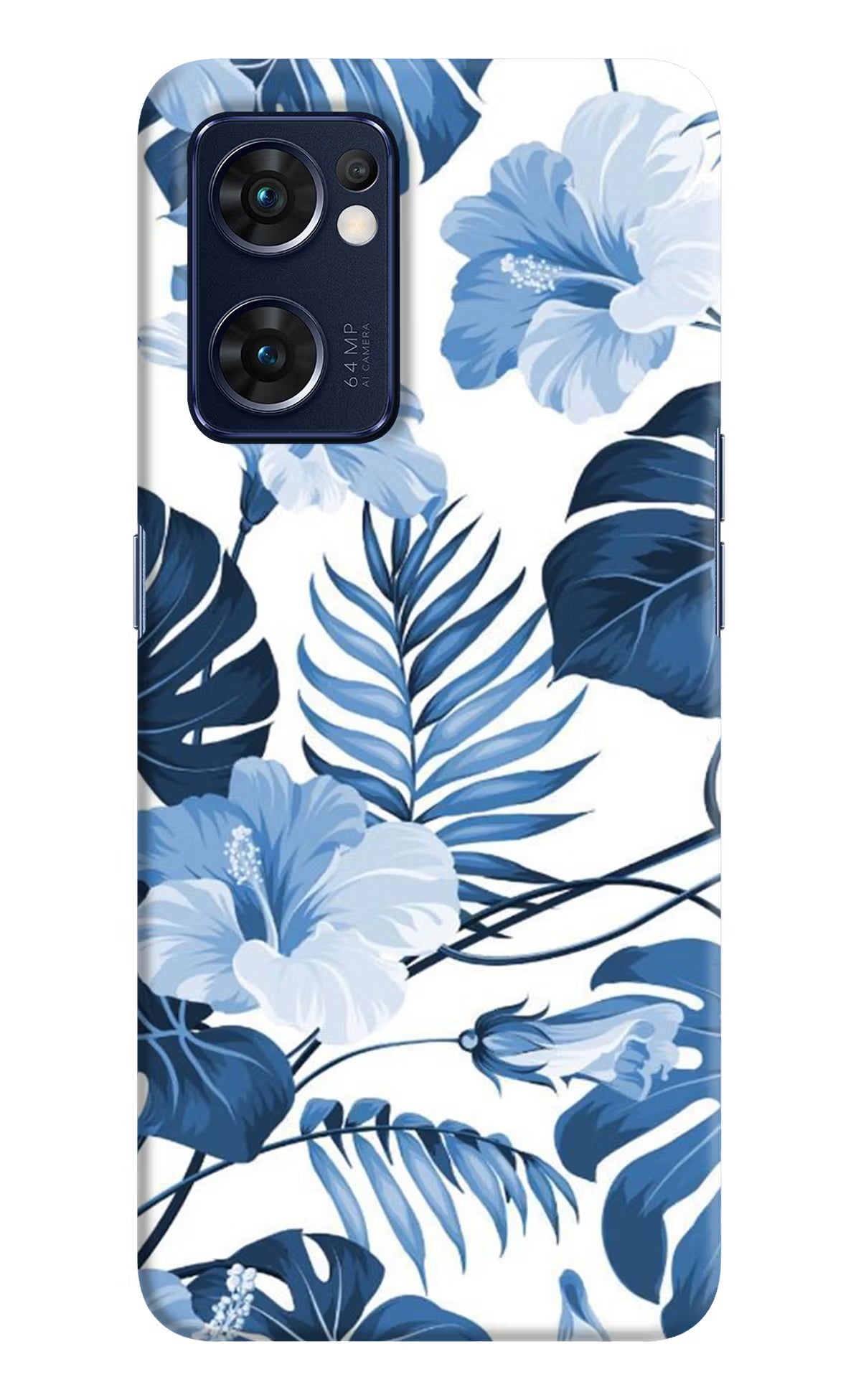 Fabric Art Oppo Reno7 5G Hard Case Back Cover by Casekaro