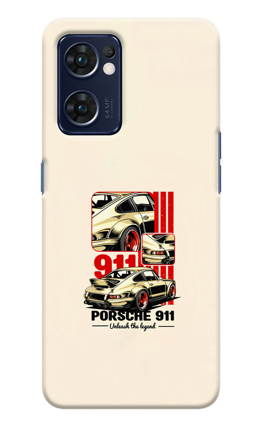 Classic Porsche 911 Oppo Reno7 5G Back Cover