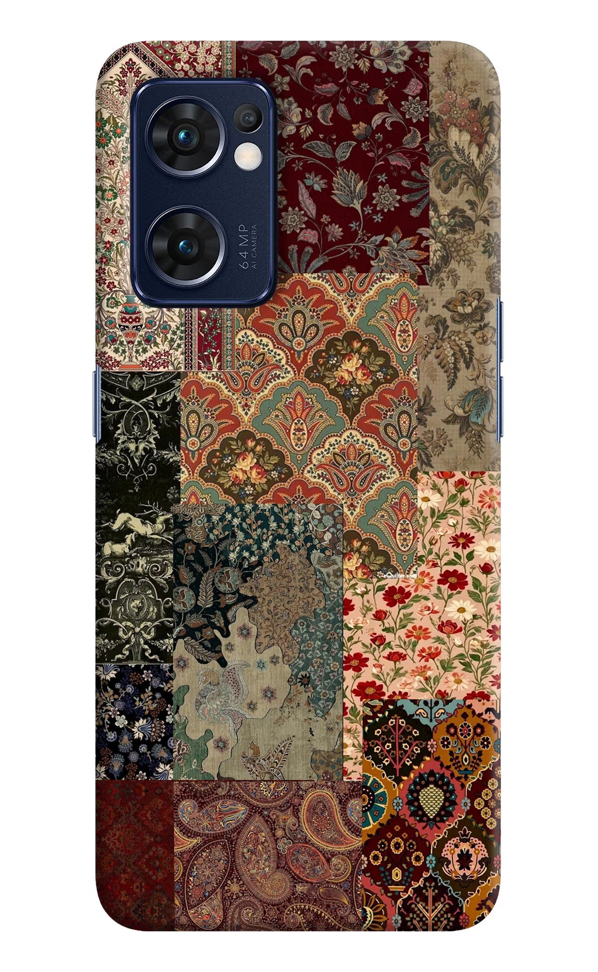 Desi Print Oppo Reno7 5G Hard Case Back Cover by Casekaro