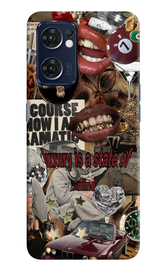Luxury Oppo Reno7 5G Hard Case Back Cover by Casekaro