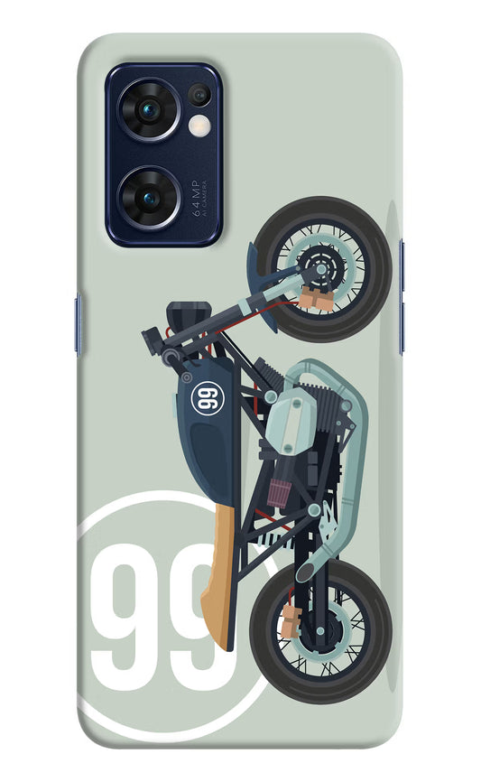 Classic Cafe Racer 99 Oppo Reno7 5G Hard Case Back Cover by Casekaro