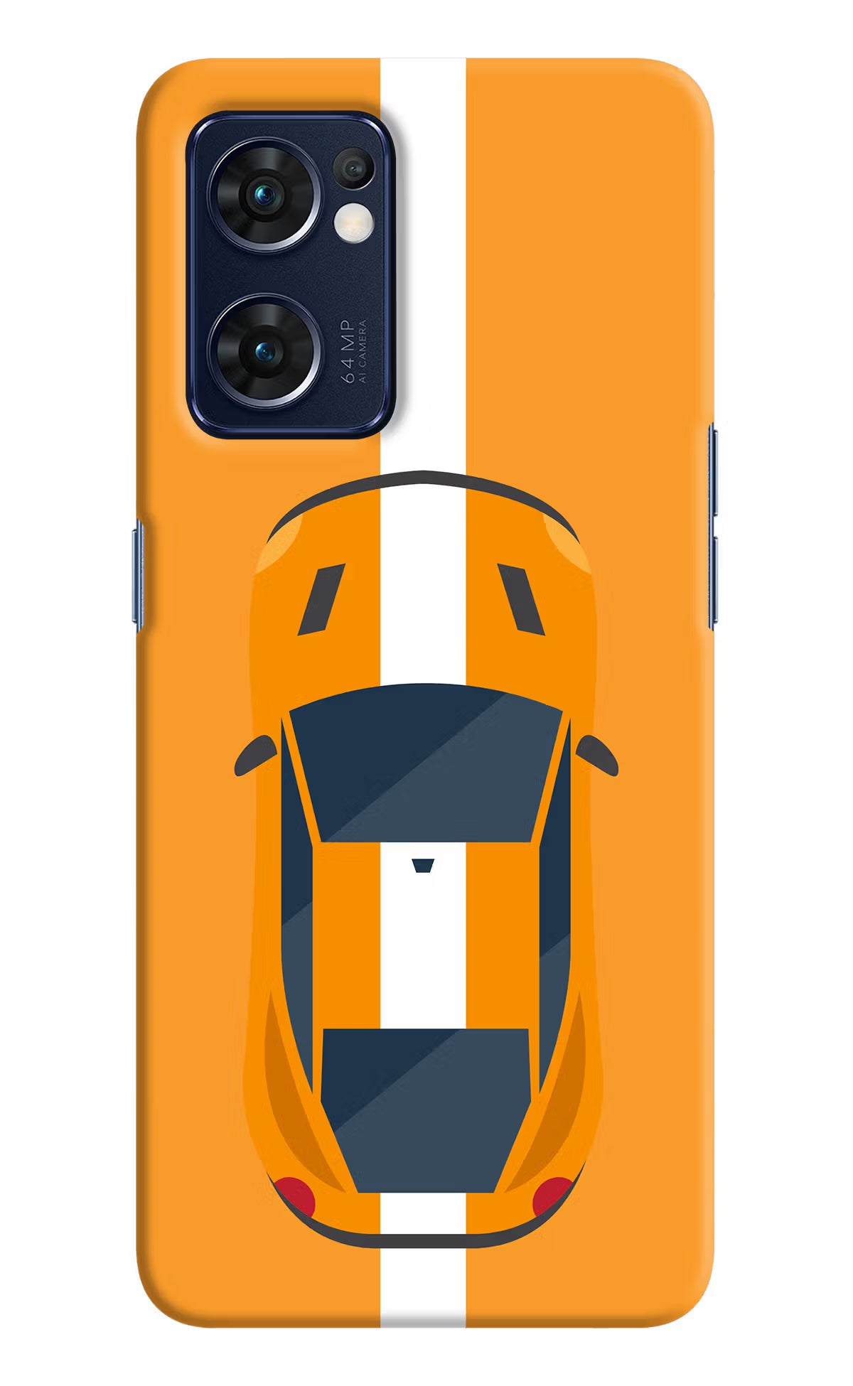 Highway Pursuit Oppo Reno7 5G Hard Case Back Cover by Casekaro