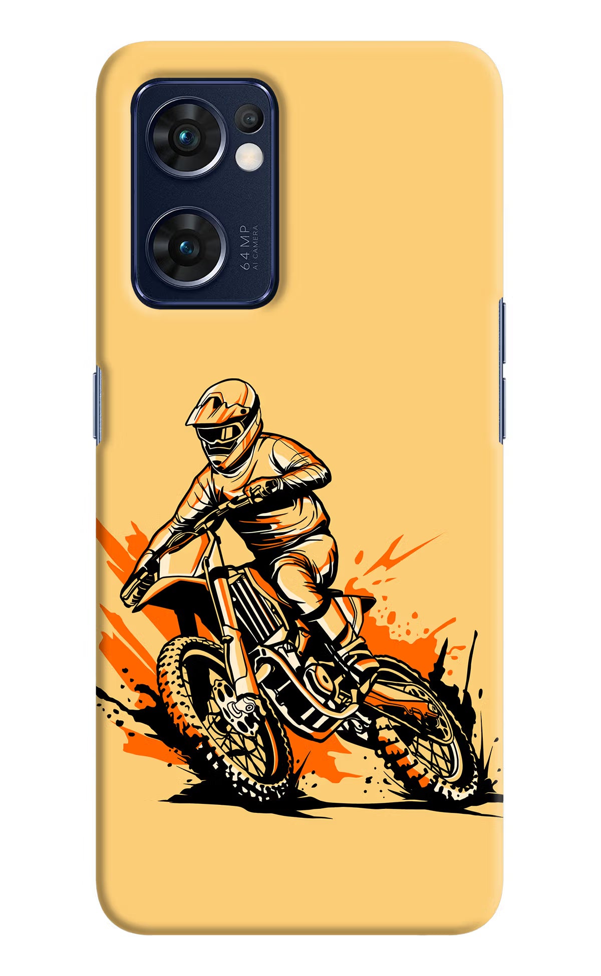 Off-Road Fury Oppo Reno7 5G Hard Case Back Cover by Casekaro