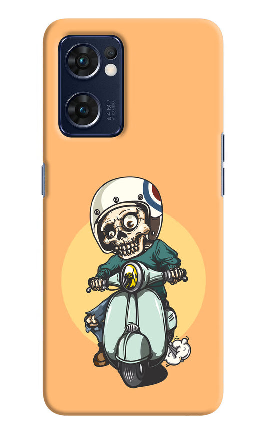 Undead Biker Oppo Reno7 5G Hard Case Back Cover by Casekaro