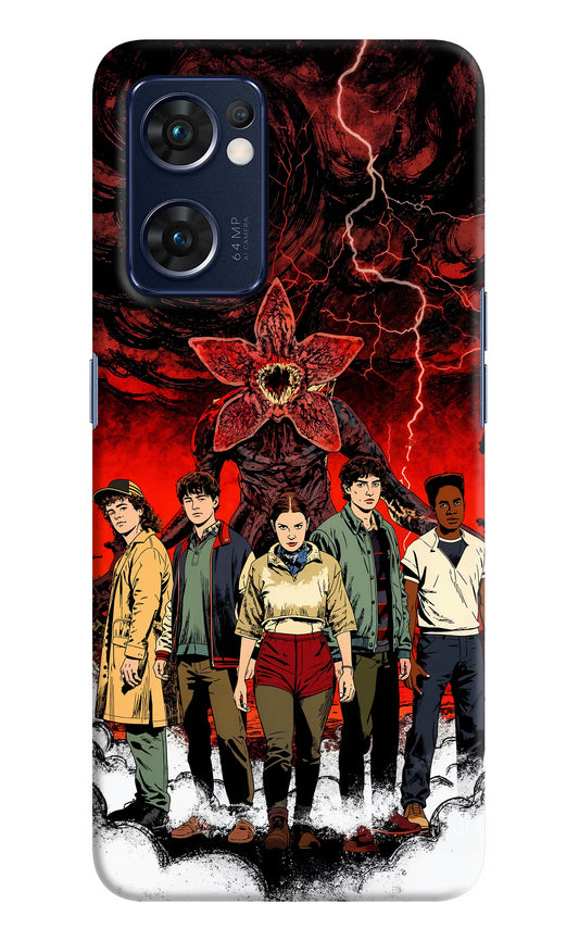 Ordinary Things Characters Oppo Reno7 5G Hard Case Back Cover by Casekaro