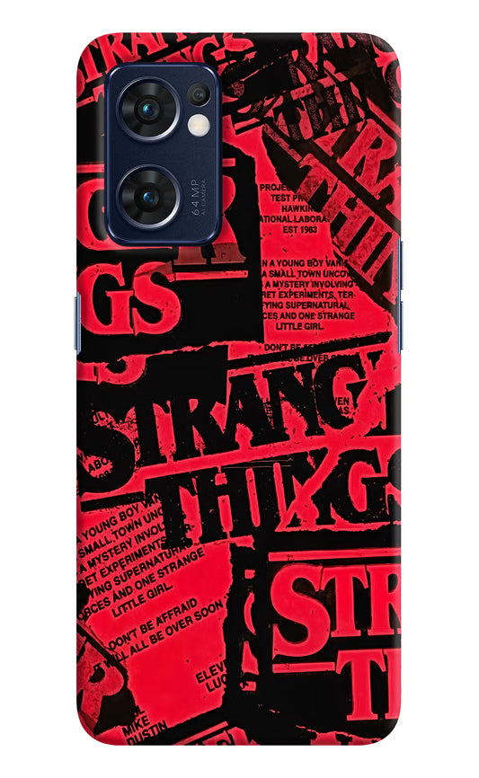 Ordinary Things Oppo Reno7 5G Hard Case Back Cover by Casekaro