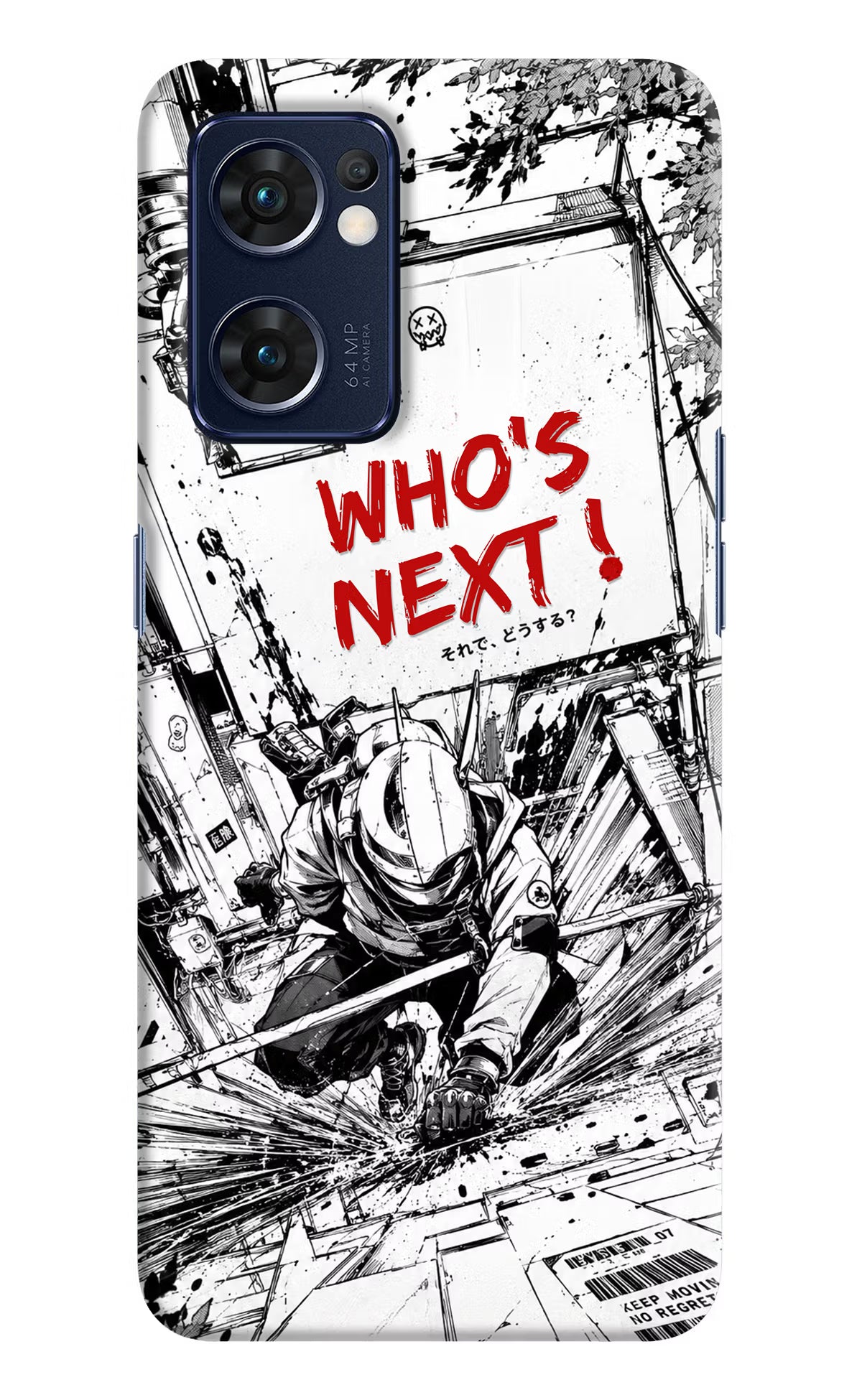 Who's Next Oppo Reno7 5G Hard Case Back Cover by Casekaro