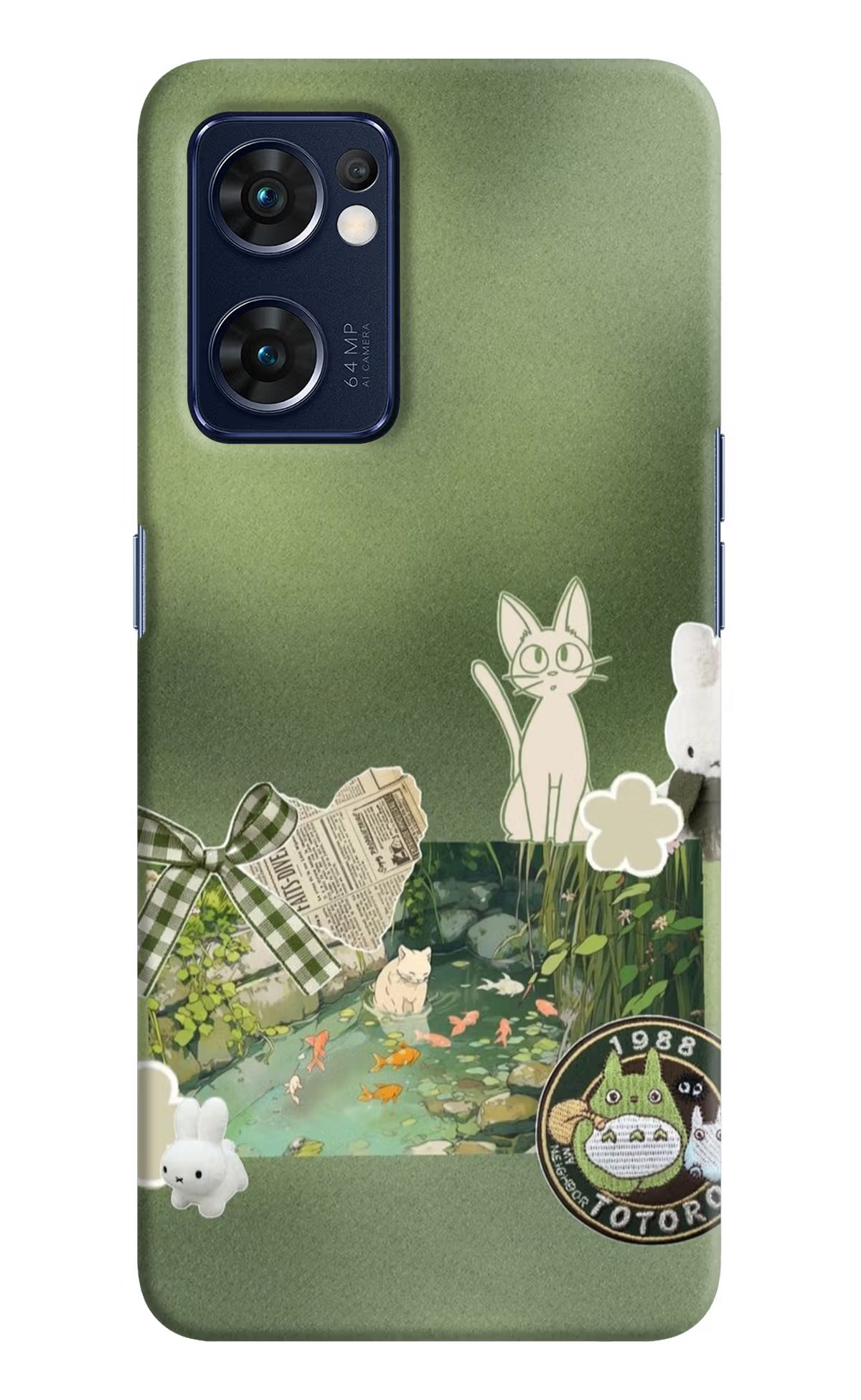 Aesthetic anime Oppo Reno7 5G Back Cover