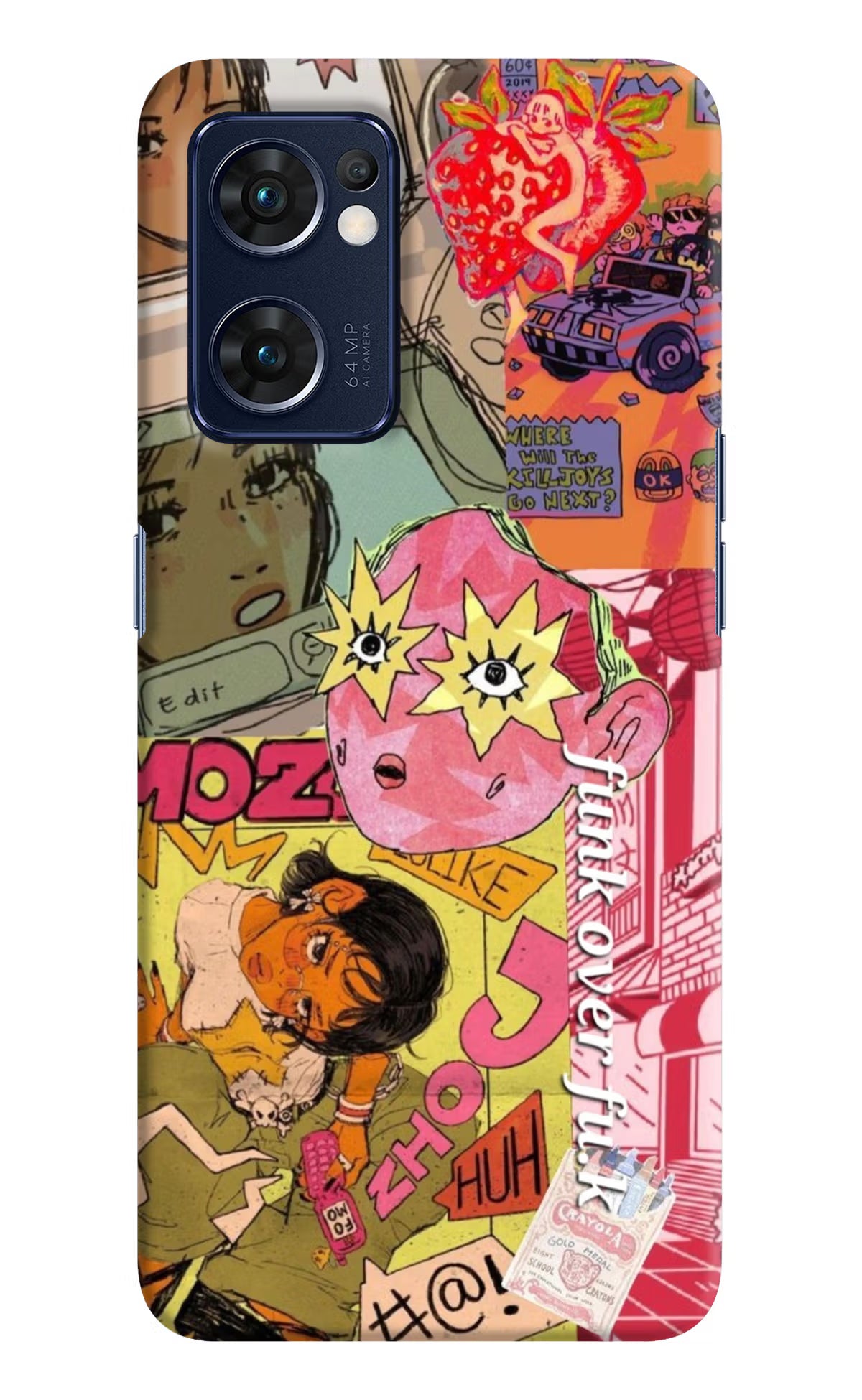 Funkover Oppo Reno7 5G Back Cover