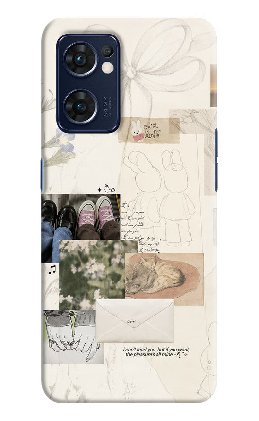 Soft Aesthetic Oppo Reno7 5G Back Cover
