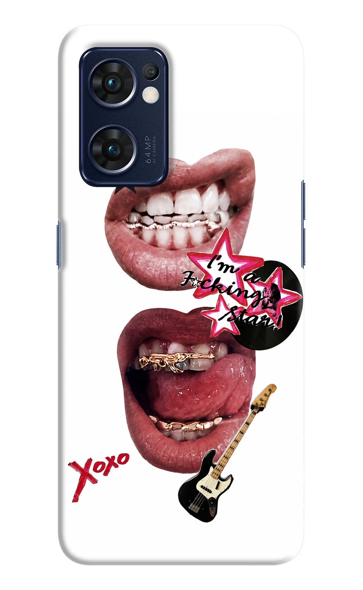 Rockstar Oppo Reno7 5G Back Cover