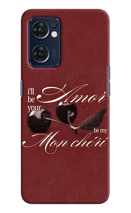 Velvet Cherry Oppo Reno7 5G Back Cover